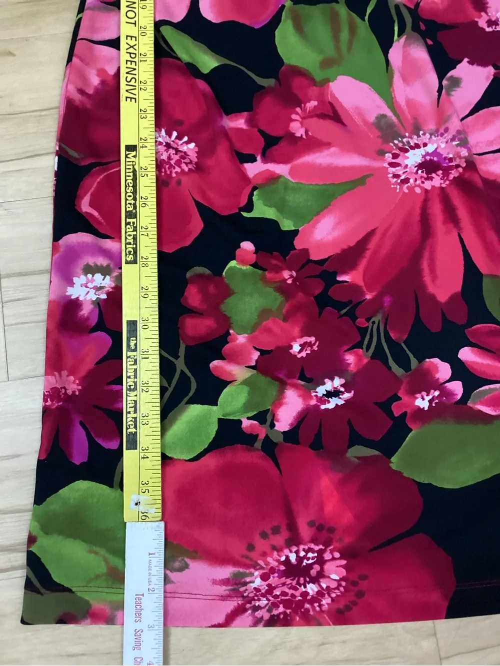 VTG BCBG Pink Green Floral Sheath Twisted Strap Dress Garden Party Chic Elegant - Picture 10 of 10